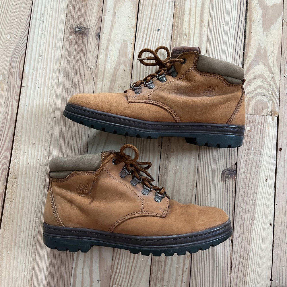 Timberland 69538 Womens Wheat Leather Waterproof Ankle Hiking Boots Size 9.5 - Picture 6 of 9
